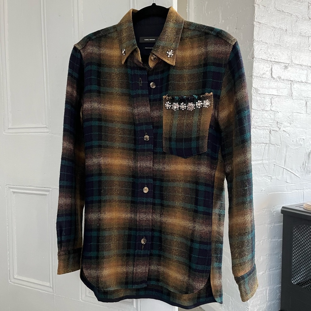 Isabel Marant Plaid Shirt
